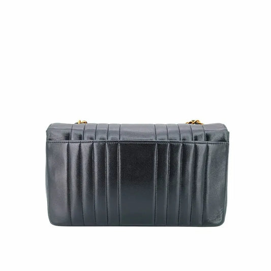 ra345-chanel-vintage-black-lambskin-vertical-flap-bag