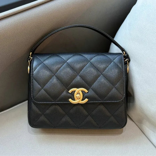 yu009-chanel-black-caviar-leather-mini-square-flap-bag