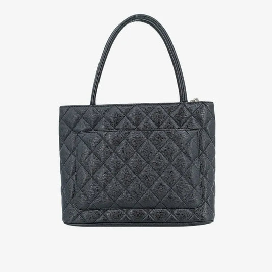 jah119-chanel-vintage-black-caviar-leather-1804-tote-bag