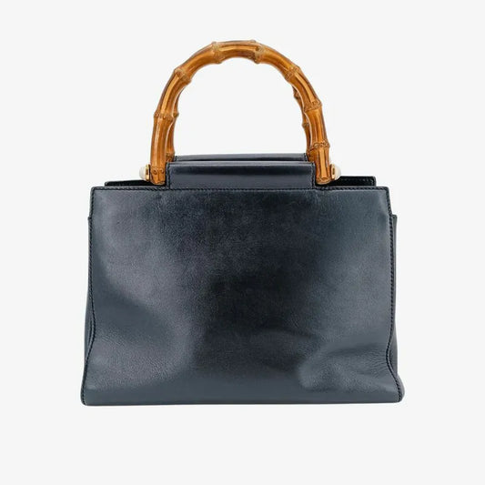 ju278-gucci-black-leather-nimfair-bamboo-shoulder-bag
