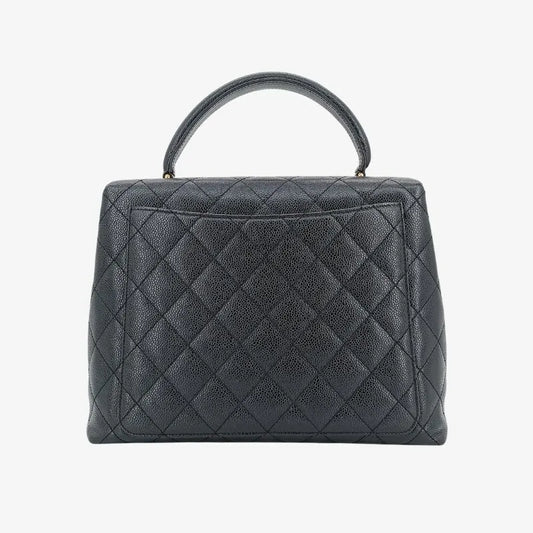 yu006-hanel-vintage-black-caviar-leather-kelly-handbag