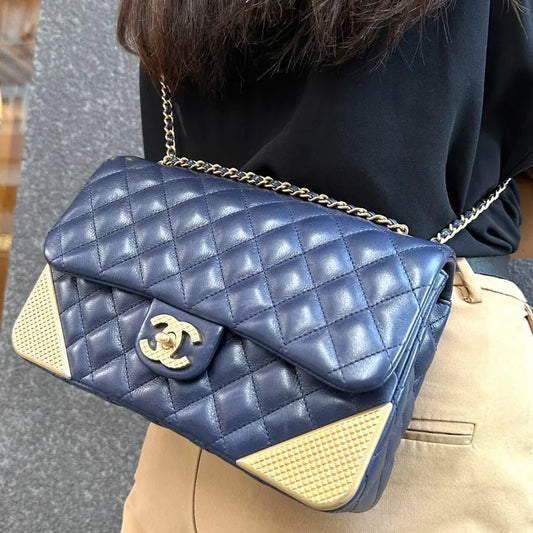 90182118-chanel-navy-calfskin-rock-the-corners-flap-bag