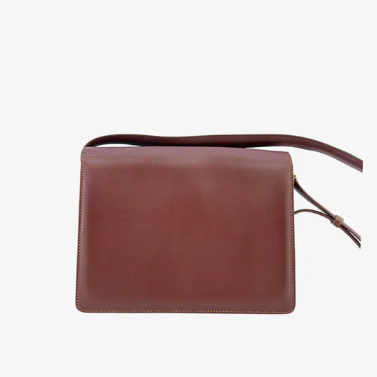 jy222-cartier-vintage-burgundy-leather-crossbody-shoulder-bag