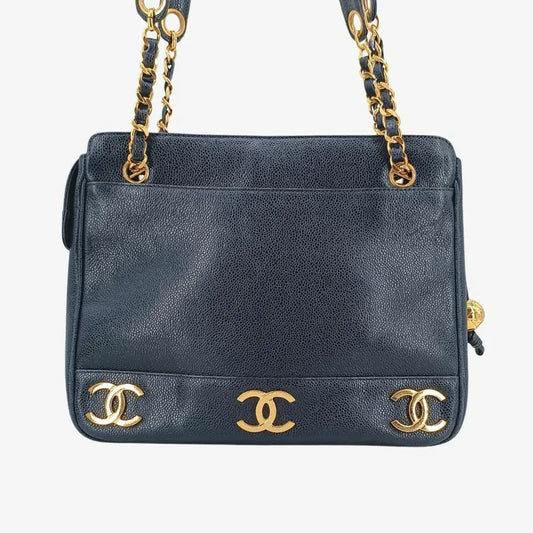 ra382-chanel-vintage-navy-caviar-leather-triple-cc-tote-bag