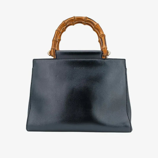 ju278-gucci-black-leather-nimfair-bamboo-shoulder-bag
