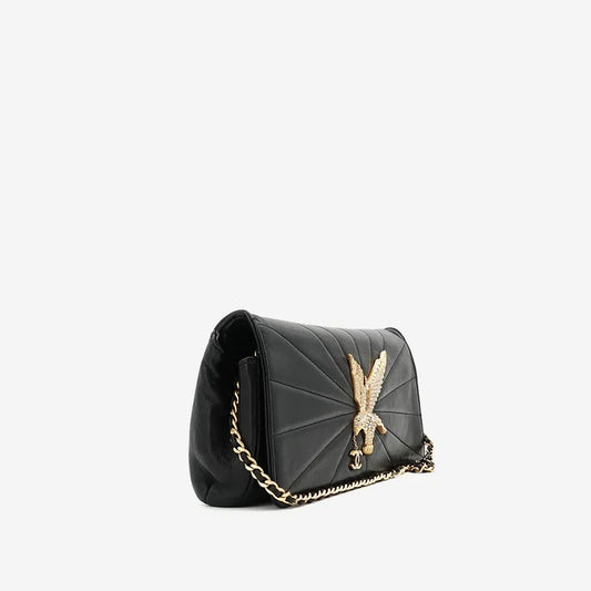 jq494-chanel-vintage-black-lambskin-flap-clutch-with-chain