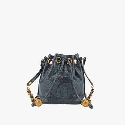 c457-chanel-vintage-black-caviar-leather-golden-ball-mini-bucket-bag