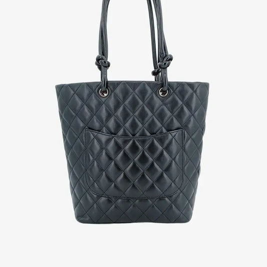 ra687-chanel-vintage-black-calfskin-cambon-tote-bag
