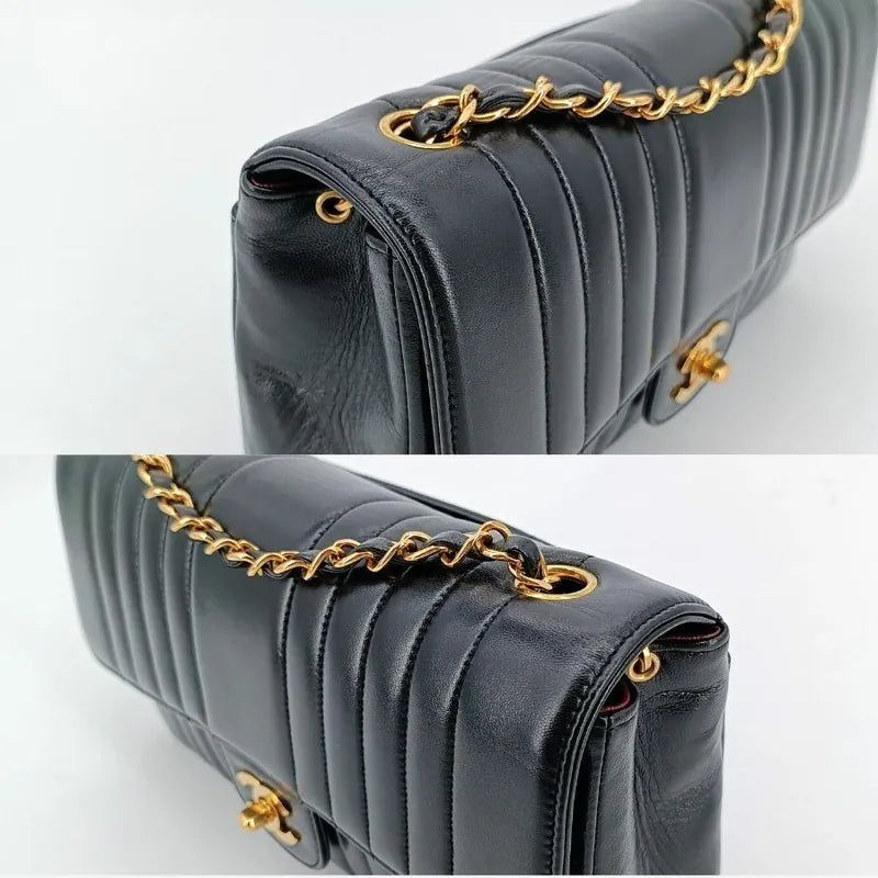 jt290-chanel-vintage-black-lambskin-vertical-flap-bag