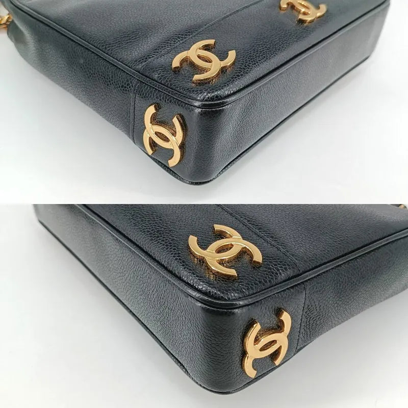 jt494-chanel-vintage-black-caviar-leather-triple-cc-tote-bag