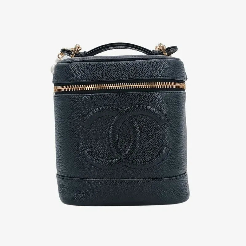 jt097-chanel-vintage-black-caviar-leather-cosmetic-bag