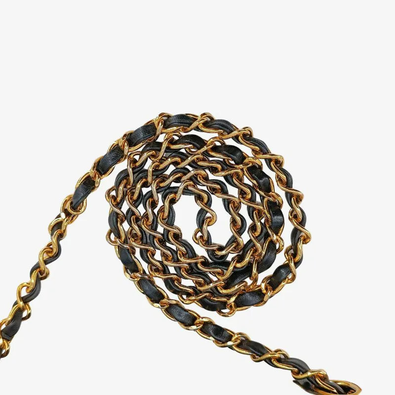 jah196-chanel-vintage-black-lambskin-trapezoid-flap-bag