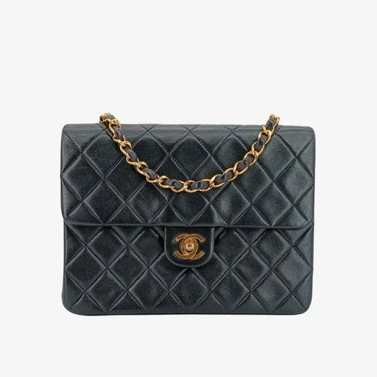jt036-chanel-vintage-black-lambskin-20cm-mini-square-flap-bag