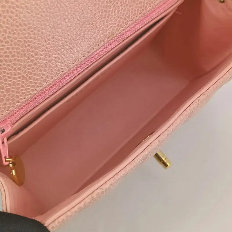 c451-chanel-vintage-pink-caviar-leather-17cm-mini-square-flap-bag