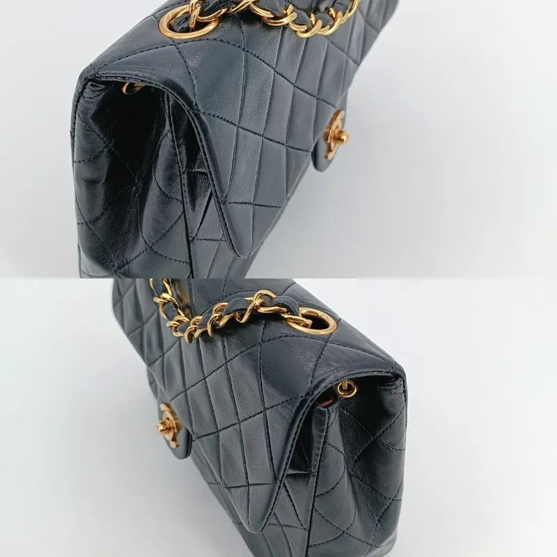 js990-chanel-vintage-black-lambskin-20cm-mini-square-flap-bag