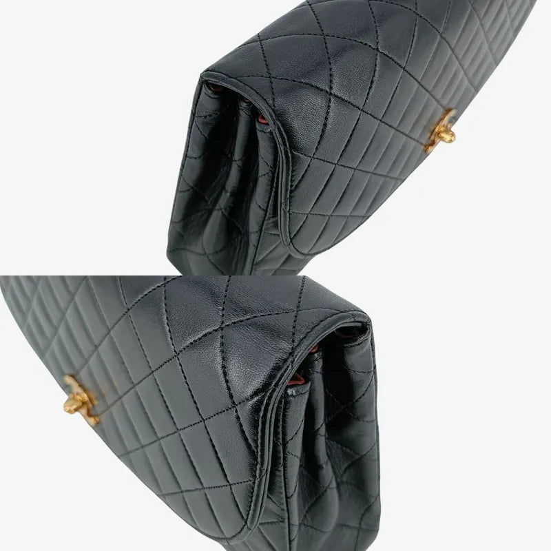 jt916-chanel-vintage-black-lambskin-half-moon-flap-bag