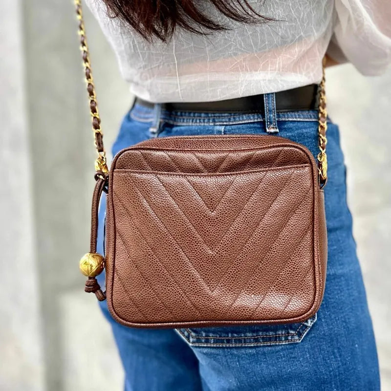 ra464-chanel-vintage-brown-caviar-leather-chevron-golden-ball-camera-bag