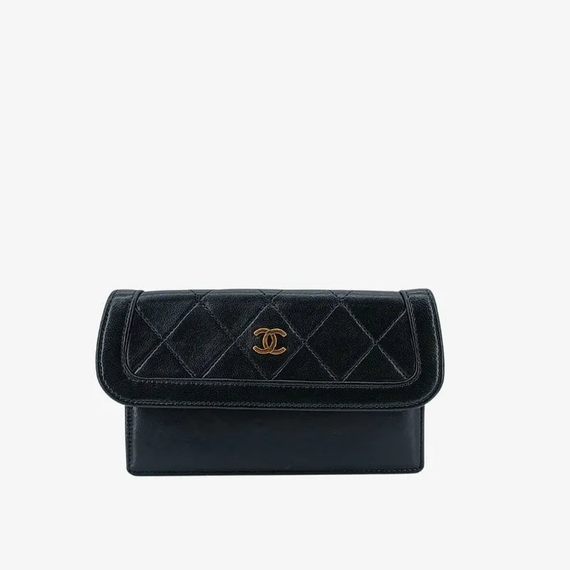 jr406-chanel-vintage-black-lambskin-quilted-flap-bag