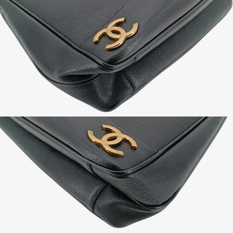 ra167-chanel-vintage-black-caviar-leather-triple-cc-tote-bag
