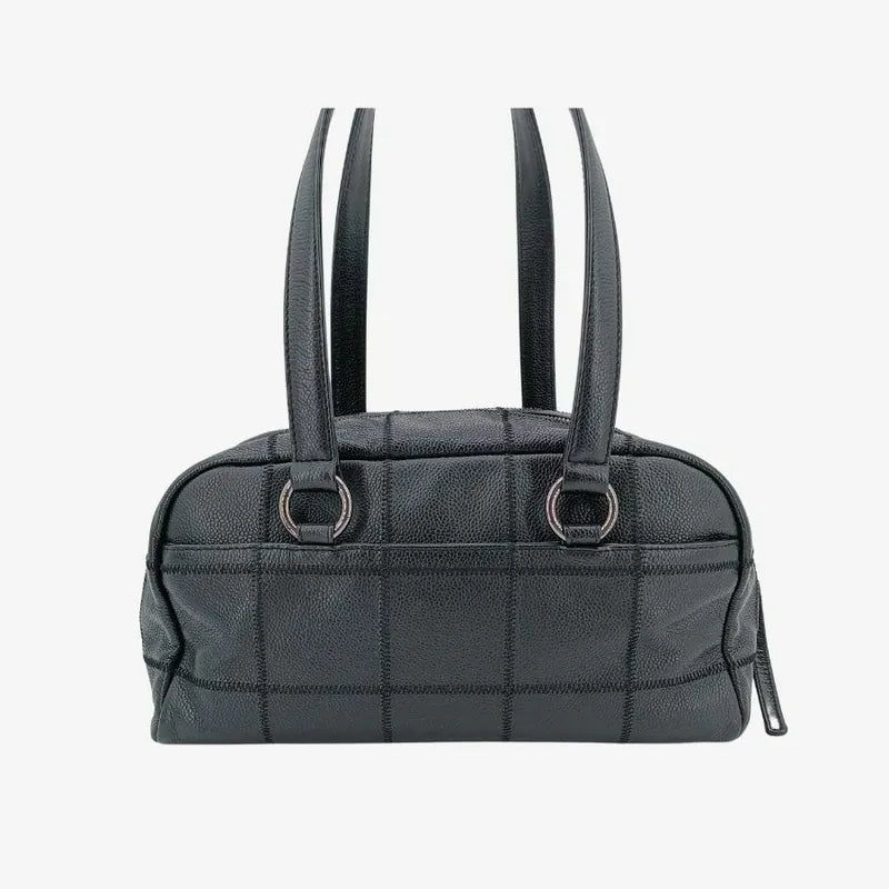 rb030-chanel-vintage-black-caviar-leather-chocolate-bar-handbag