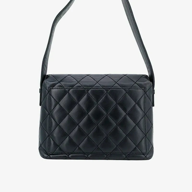 c384-chanel-vintage-black-lambskin-quilted-flap-bag