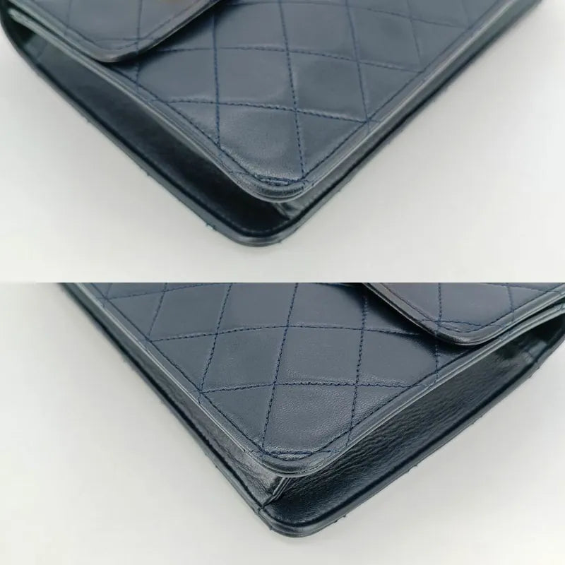 ra293-chanel-vintage-navy-lambskin-double-turnlock-flap-bag