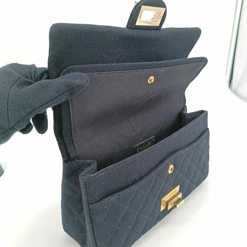 c385-chanel-vintage-black-cotton-255-rhinestone-flap-bag