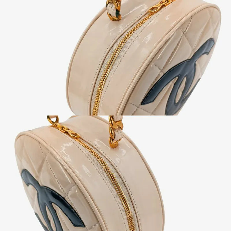 sh022-chanel-vintage-beige-patent-leather-round-vanity-handbag