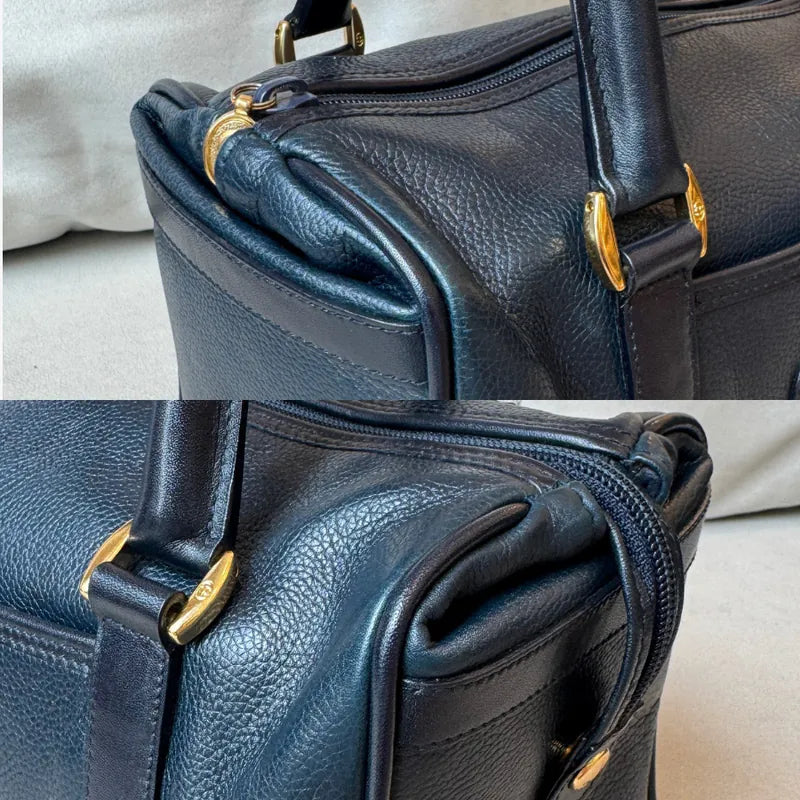 jw324-gucci-vintage-black-caviar-leather-boston-bag