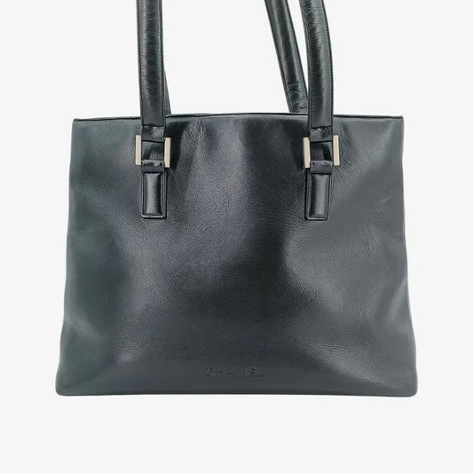 rb235-chanel-vintage-black-calfskin-tote-bag