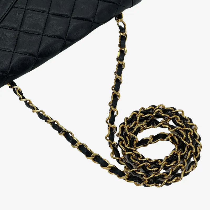 ra652-chanel-vintage-black-lambskin-quilted-flap-bag