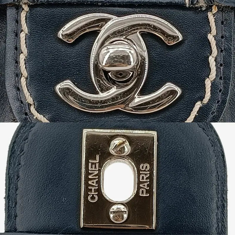 jr129-chanel-vintage-navy-calfskin-wild-stitch-flap-bag