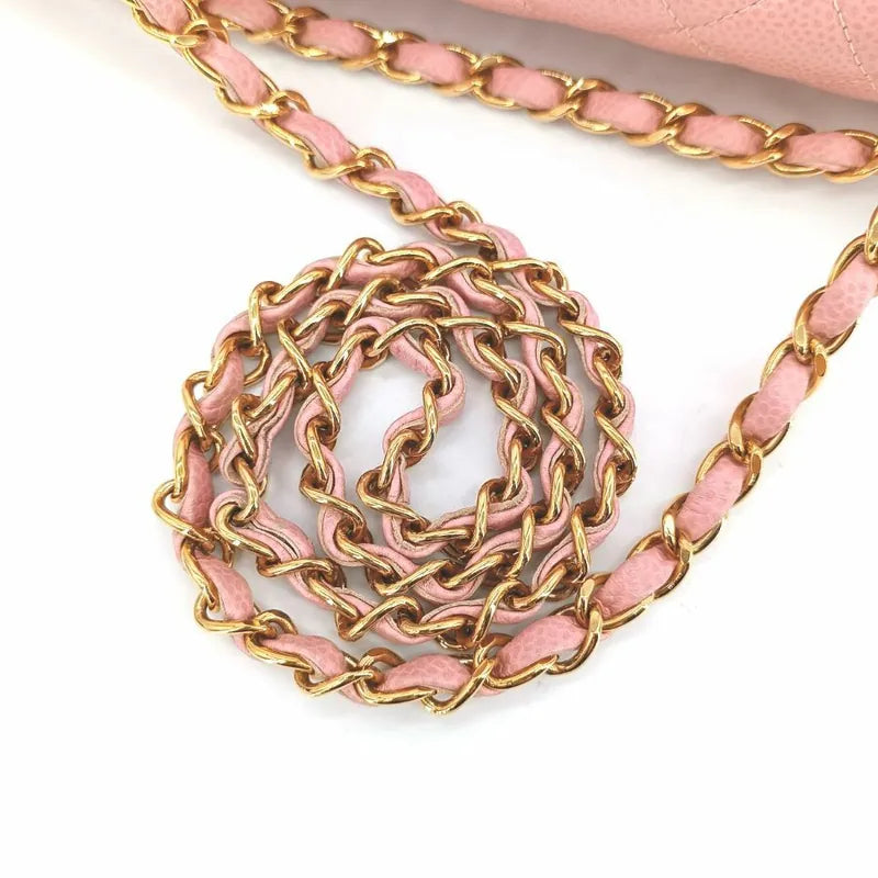 c373-chanel-vintage-pink-caviar-leather-25cm-classic-flap-bag