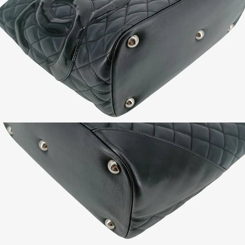 ra237-chanel-vintage-black-calfskin-cambon-tote-bag