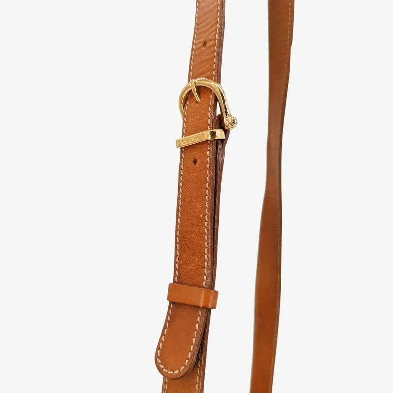 jt619-celine-brown-canvas-macadam-shoulder-bag