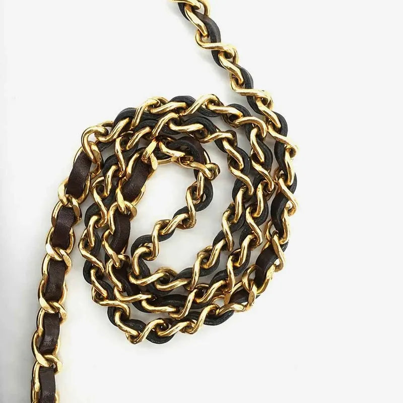 jq795-chanel-vintage-brown-crocodile-skin-flap-bag