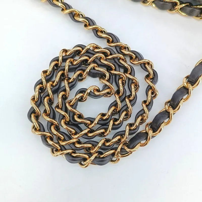 jt575-chanel-vintage-brown-lambskin-25cm-classic-flap-bag