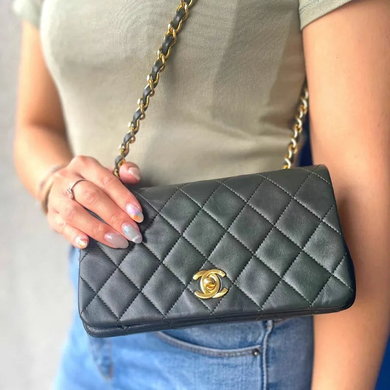 jt596-chanel-vintage-dark-green-lambskin-full-flap-bag