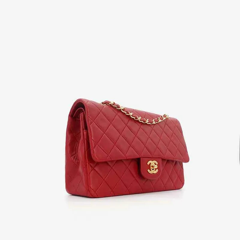 c275-chanel-vintage-red-lambskin-25cm-classic-flap-bag