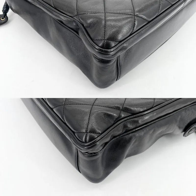 jw874-chanel-vintage-black-lambskin-quilted-tote-bag