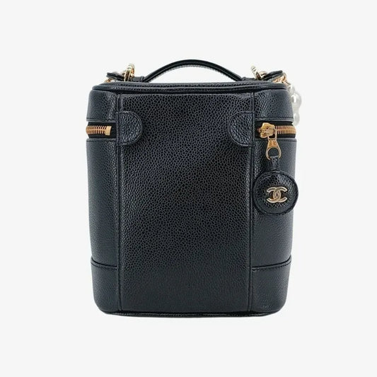 js939-chanel-vintage-black-caviar-leather-cosmetic-bag