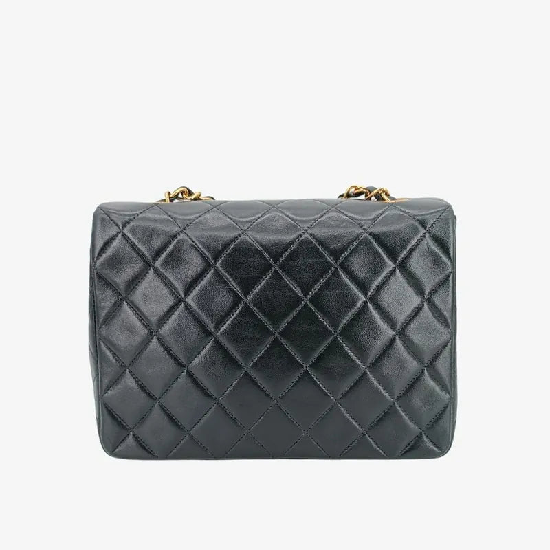 js717-chanel-vintage-black-lambskin-20cm-mini-square-flap-bag