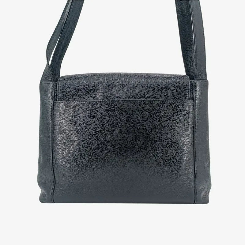 rb615-chanel-vintage-black-caviar-leather-shoulder-bag