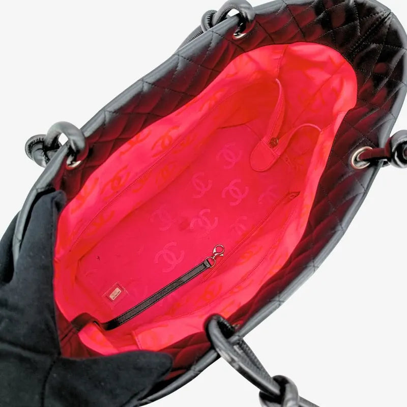 jt344-chanel-vintage-black-calfskin-cambon-tote-bag