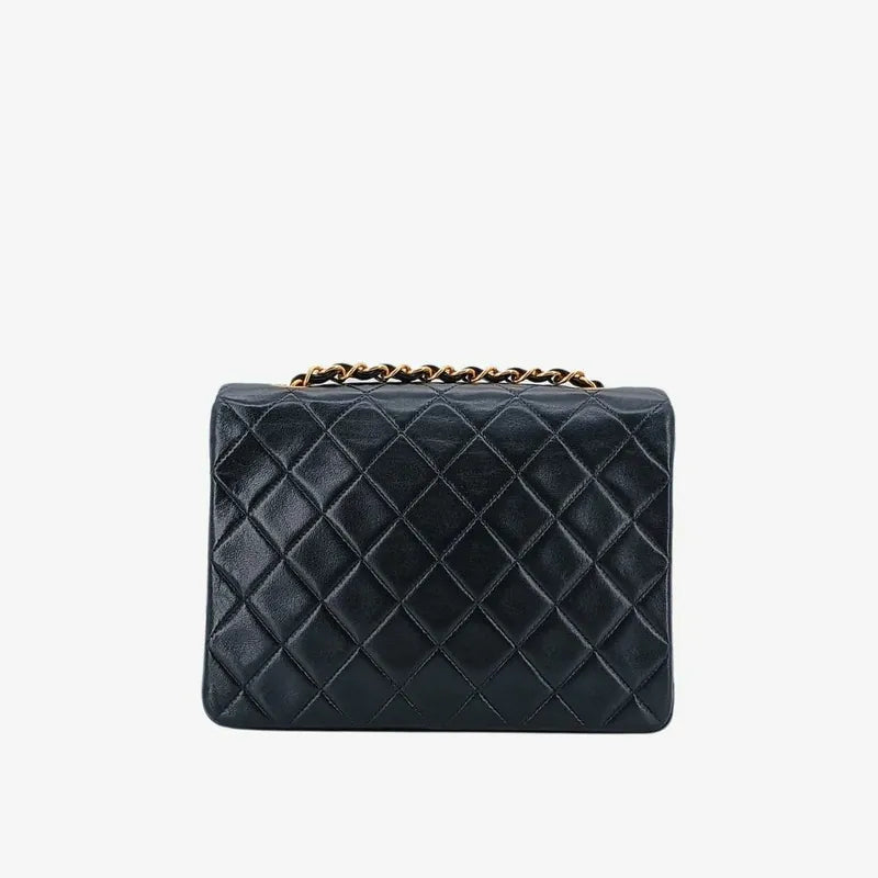 jt615-chanel-vintage-black-lambskin-20cm-mini-square-flap-bag