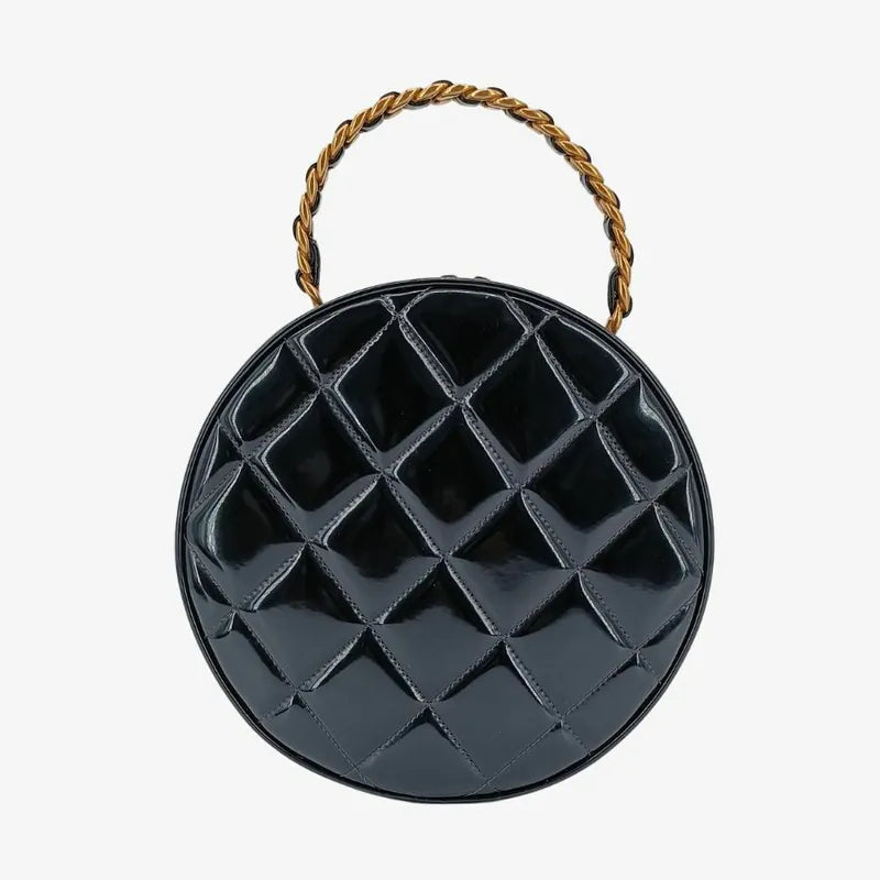 sh021-chanel-vintage-black-patent-leather-round-vanity-handbag