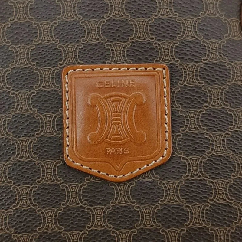 jt503-celine-brown-canvas-macadam-blason-handbag