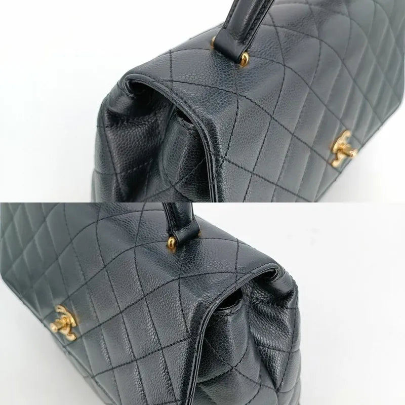 c412-chanel-vintage-black-caviar-leather-kelly-handbag
