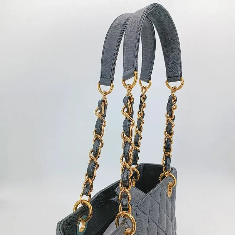 ra544-chanel-vintage-black-caviar-leather-embossed-logo-pst-tote-bag