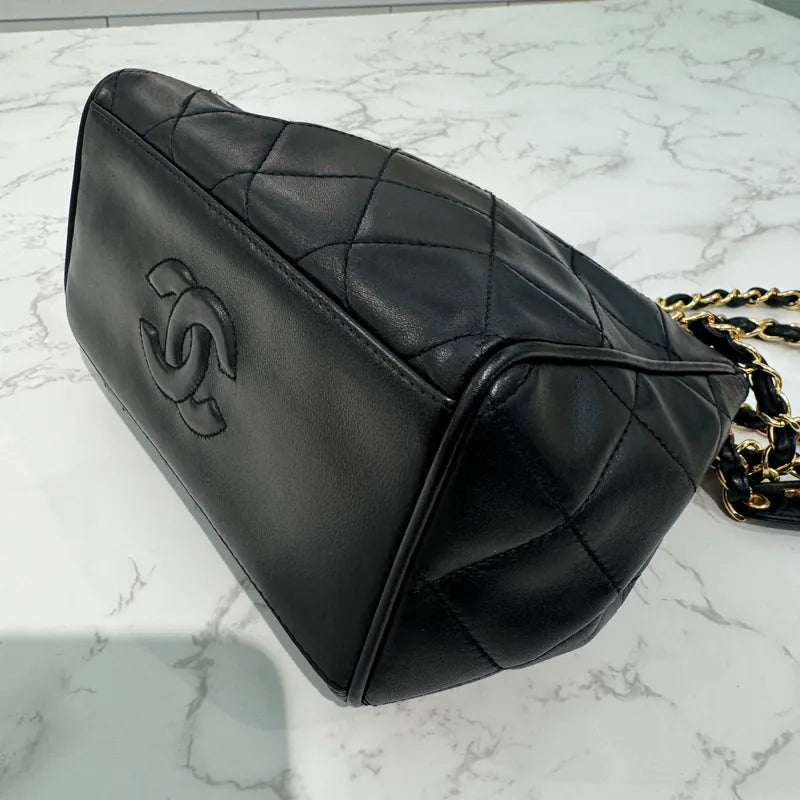 rc617-chanel-vintage-black-lambskin-mini-tote-bag